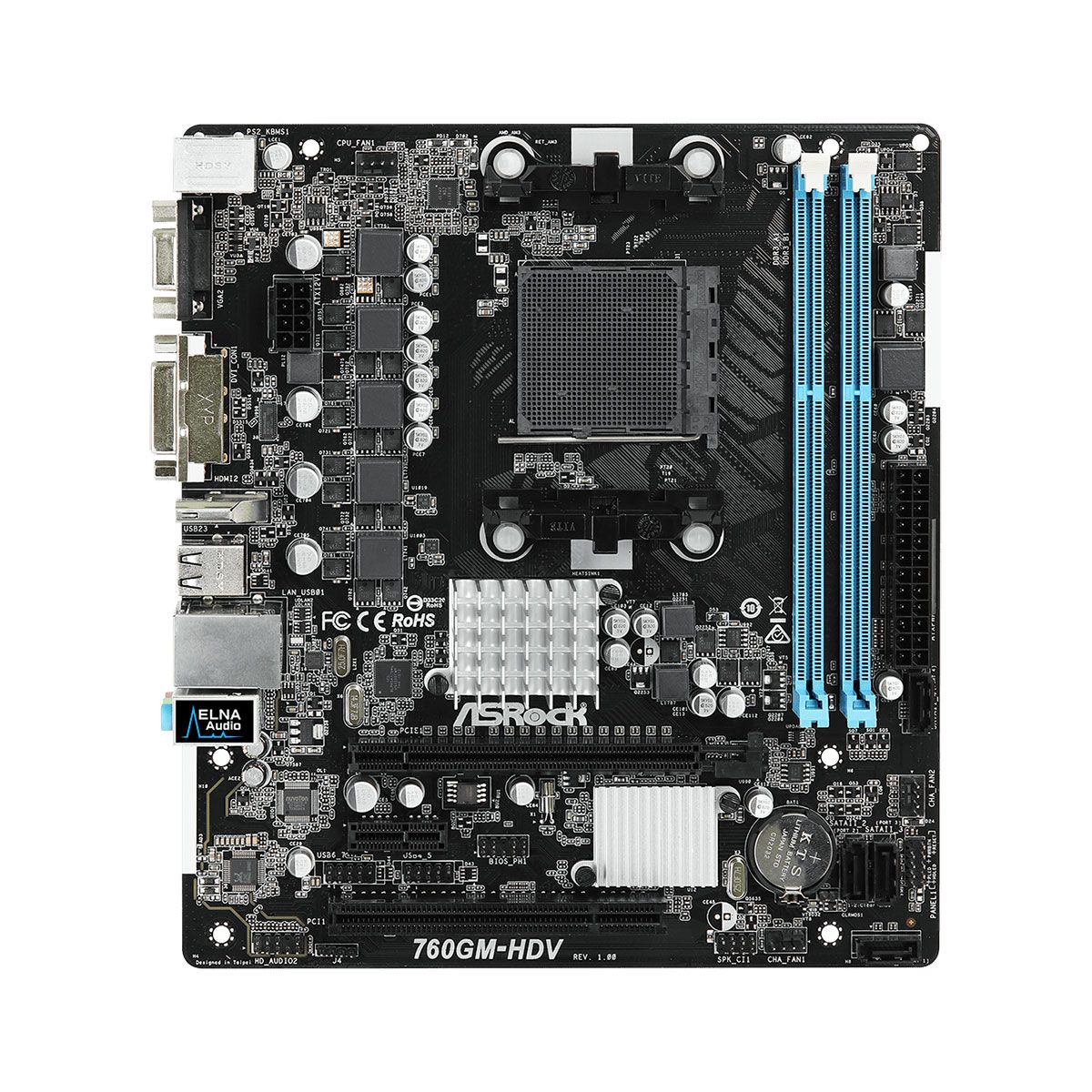 760gm hdv asrock не запускается